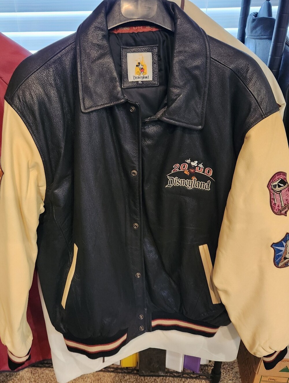 NWOT Y2K Disneyland Vintage Leather Ladies Jacket Size M
